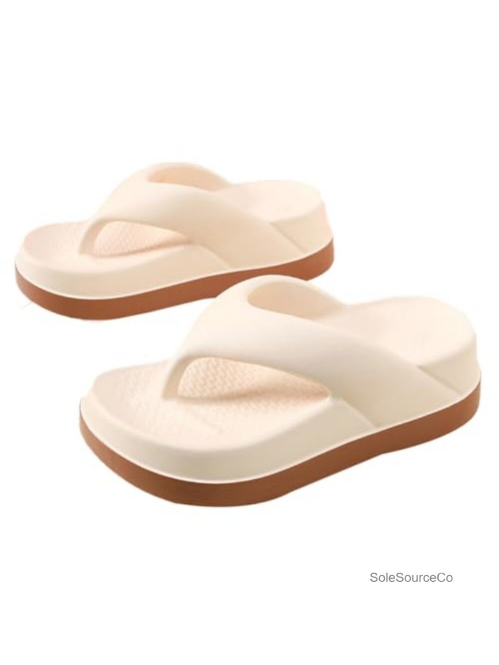 EVA Non-Slip Platform Slide Sandals Women's Casual Beach Flip Flops